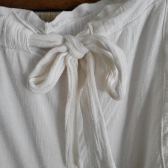 Soft Surroundings Cream Rayon-Cotton Blend Garment - Picture 9 of 9